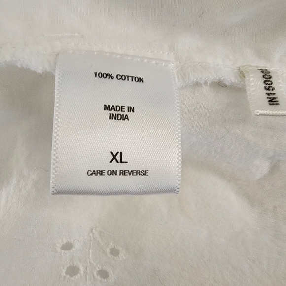 New York & Company white blouse, size XL - Picture 5 of 6